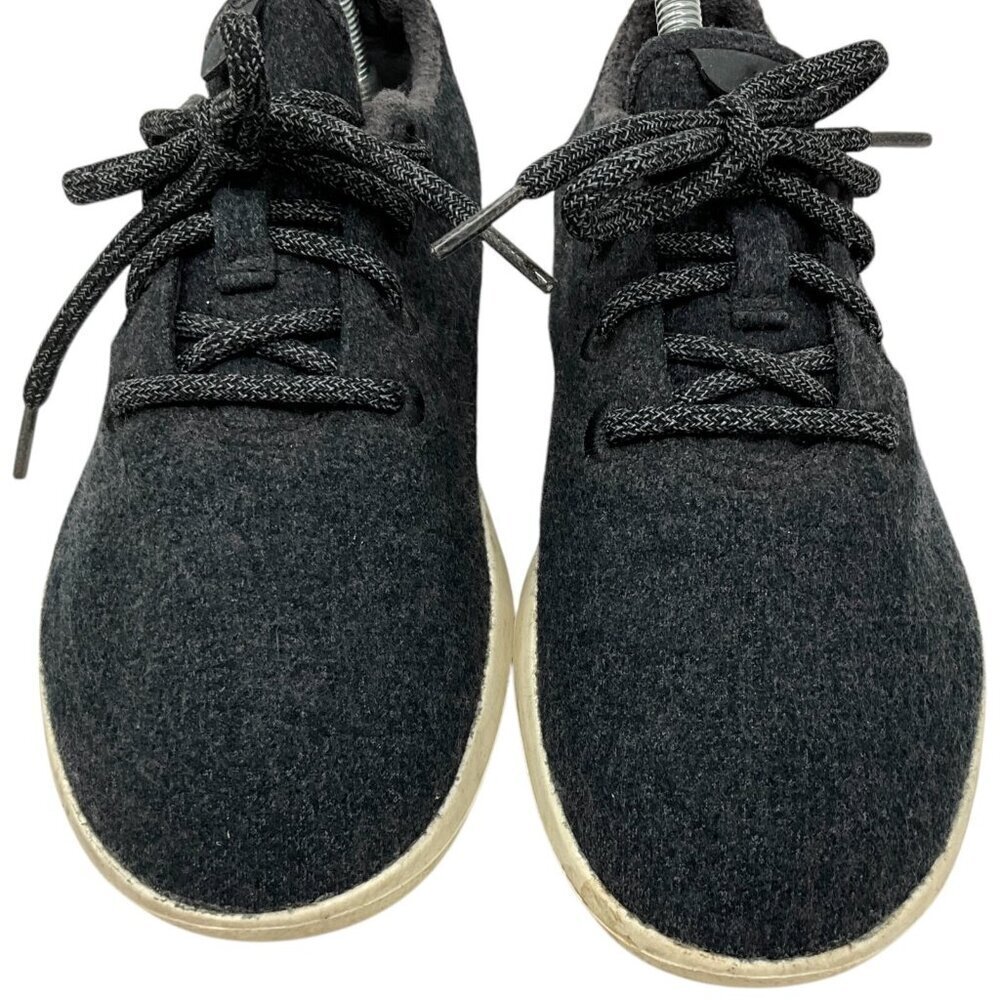 Allbirds Wool Runner Sneakers Charcoal Gray US Size 8 Women's Trainers Lace Up - Picture 2 of 13